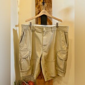 Ralph Lauren Classic Tan Polo Chino Cargo Shorts